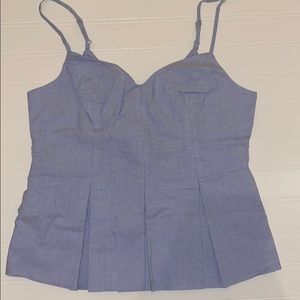 Express chambray camisole tank top size xs